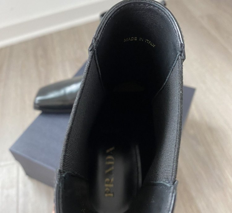 Prada Spazzolato Fume Boots