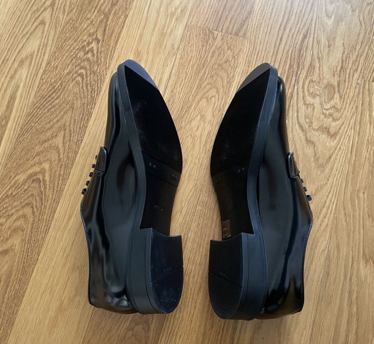 Prada Spazzolato Leather Lace-ups Derby Shoes