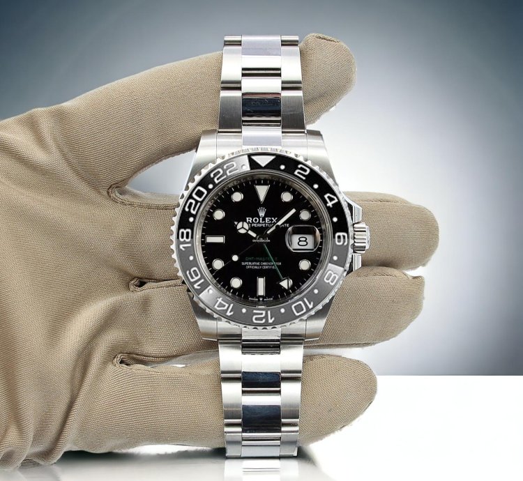 Rolex Gmt-master Ii Oyster - Full Set - Bruce Wayne Gmt