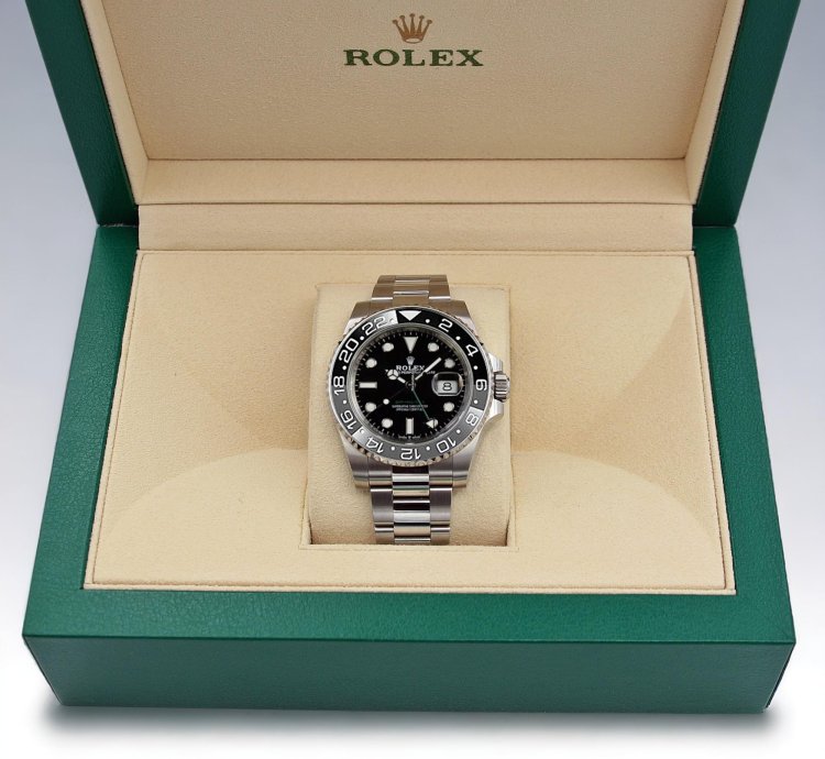 Rolex Gmt-master Ii Oyster - Full Set - Bruce Wayne Gmt