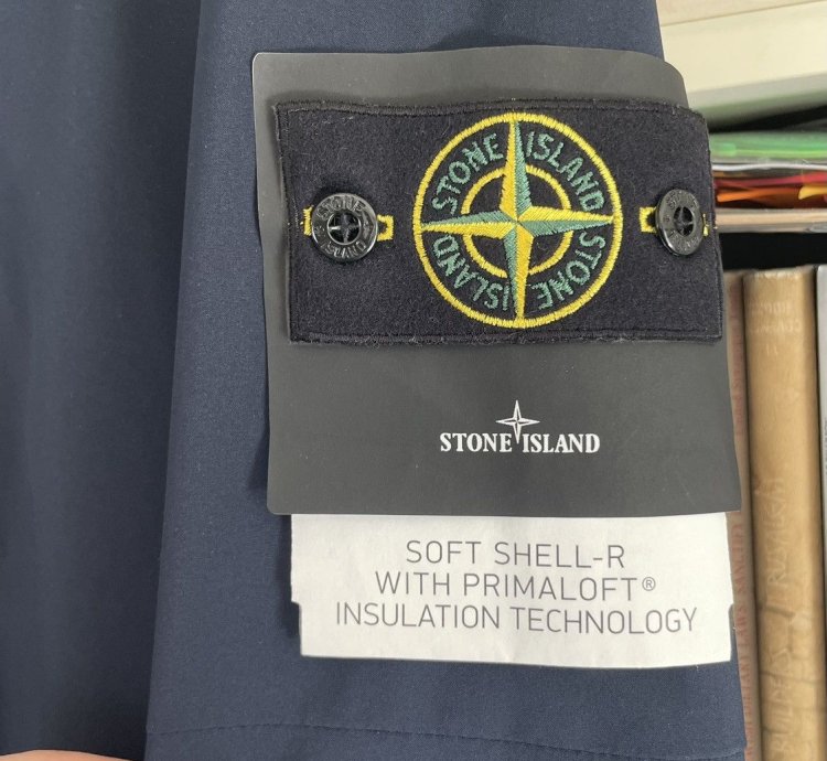 Stone Island Soft Shell With Primaloft 44027 Navy Large