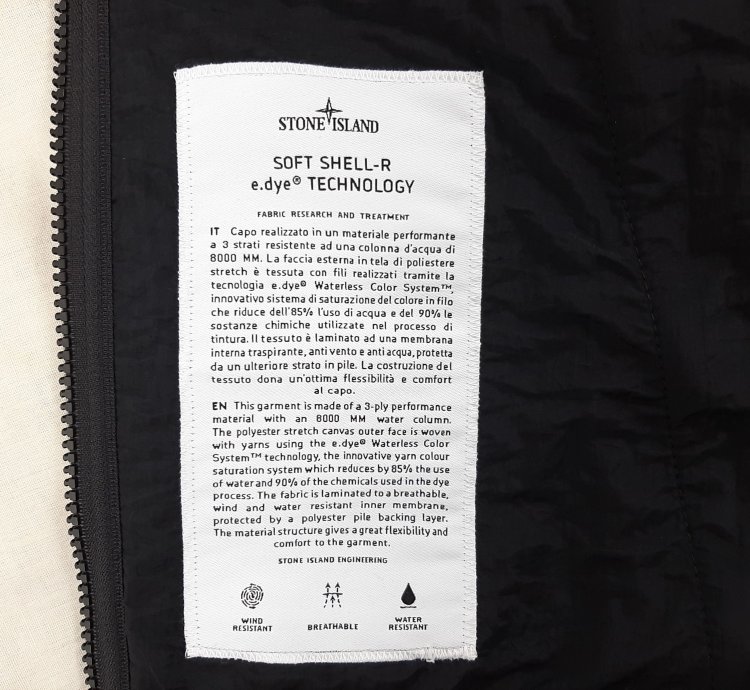 Stone Island Soft Shell- Dye Technology Hooded Jacket