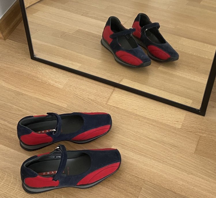 Prada Sport Mary Jane Sneakers