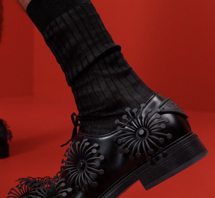 Prada Spring Summer 2022 Flower Shoes