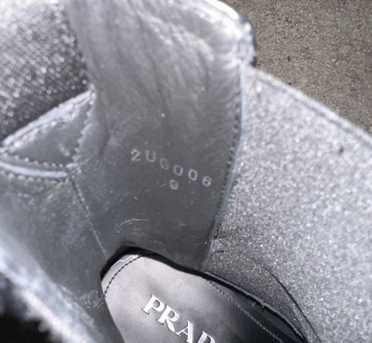 Prada Square Toe Chelsea Boots