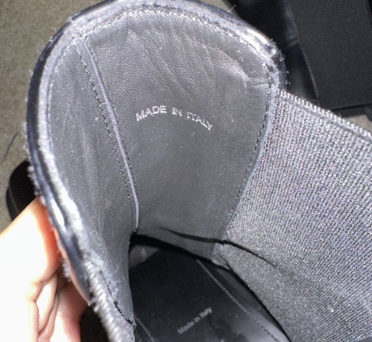 Prada Square Toe Chelsea Boots