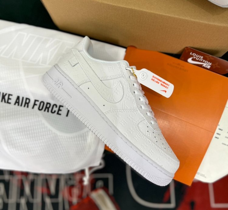 Iv Nike Air Force 1 Low By Virgil Abloh White