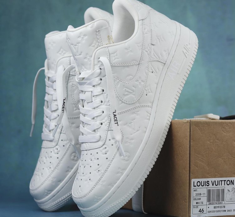 Iv Nike Air Force 1 Low By Virgil Abloh White