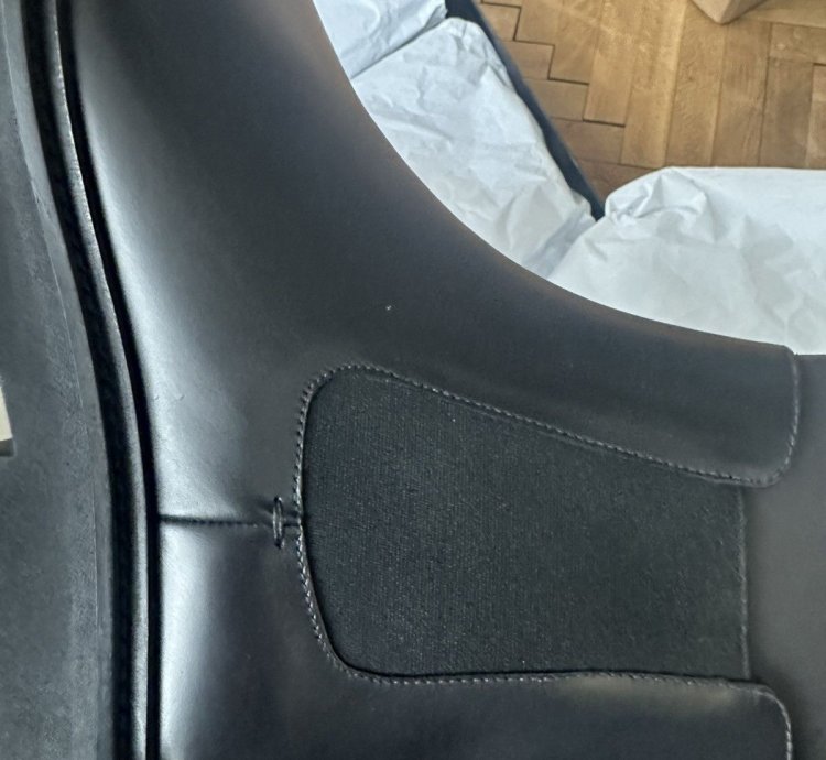 Prada Square Toe Chelsea Boots New With Box Uk 12