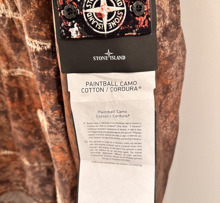 Stone Island Special Edition Paint Ball Anorak