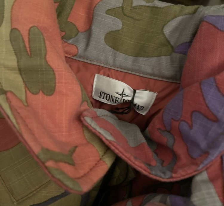 Stone Island Split Camo Puffer Jacket