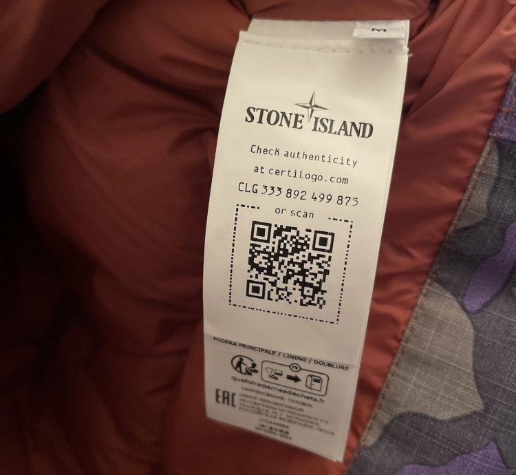 Stone Island Split Camo Puffer Jacket