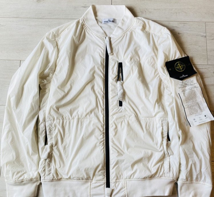 Stone Island Ss22 Nylon-tc Bomber Jacket