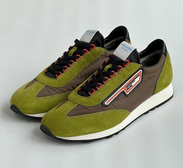 Prada Ss2019 Nylon Suede 70s Sneakers Raf Simons Trainers