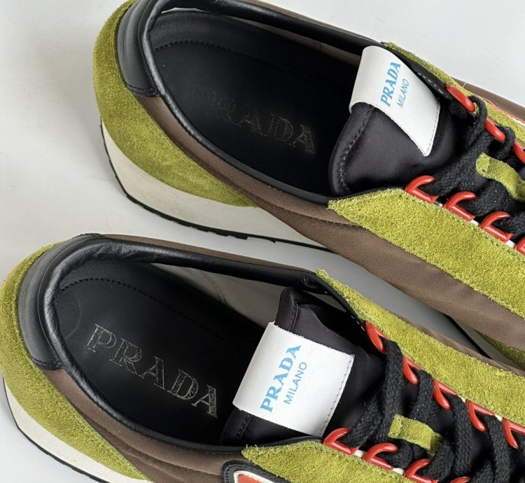Prada Ss2019 Nylon Suede 70s Sneakers Raf Simons Trainers