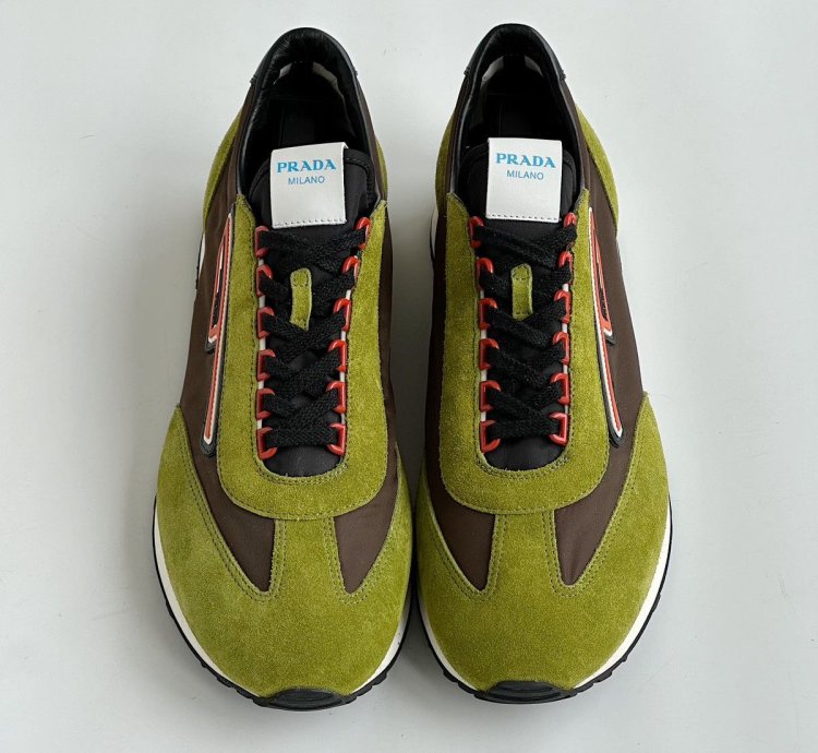 Prada Ss2019 Nylon Suede 70s Sneakers Raf Simons Trainers