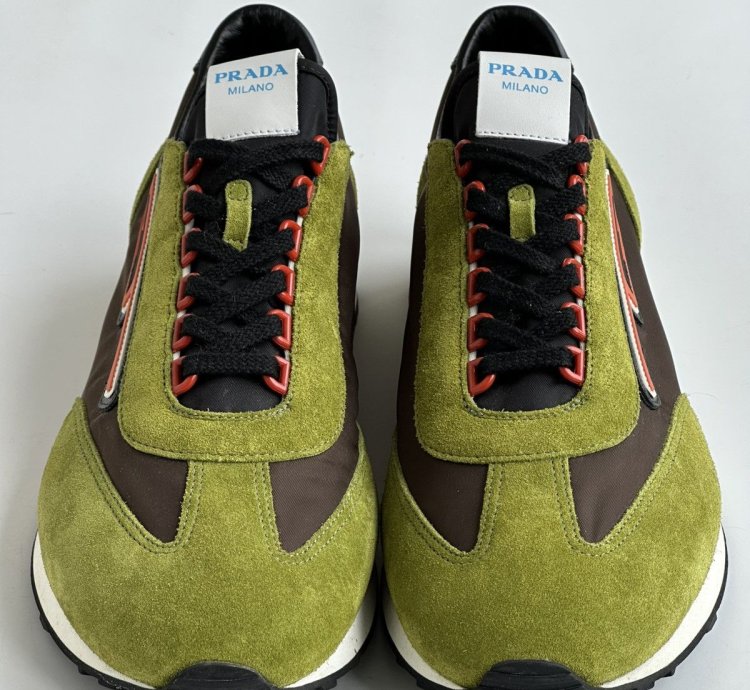 Prada Ss2019 Nylon Suede 70s Sneakers Raf Simons Trainers