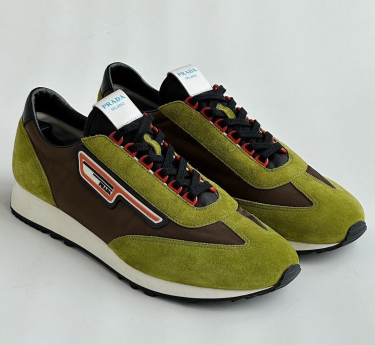 Prada Ss2019 Nylon Suede 70s Sneakers Raf Simons Trainers