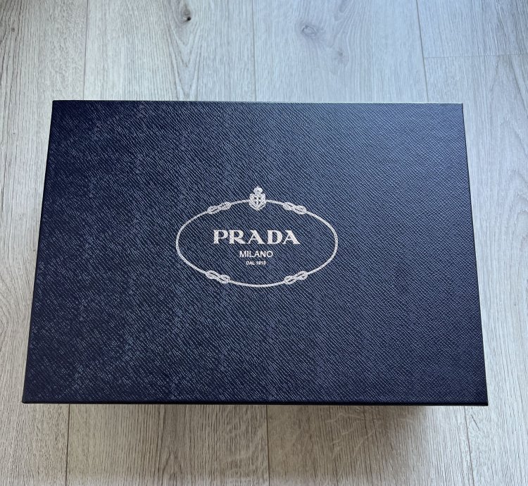 Prada Ss22 Flower Derby Leather Shoes