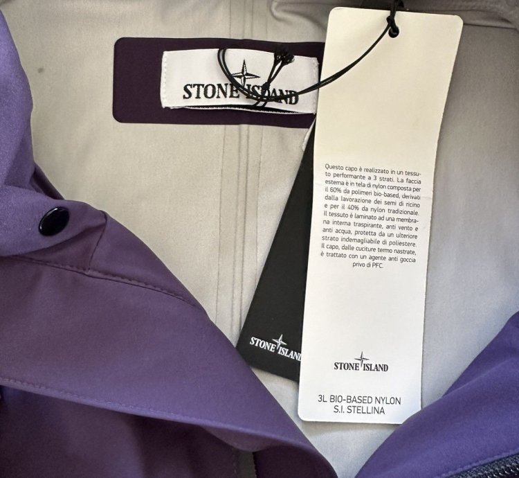 Stone Island Stellina 3l Bio Based Nylon Jacket