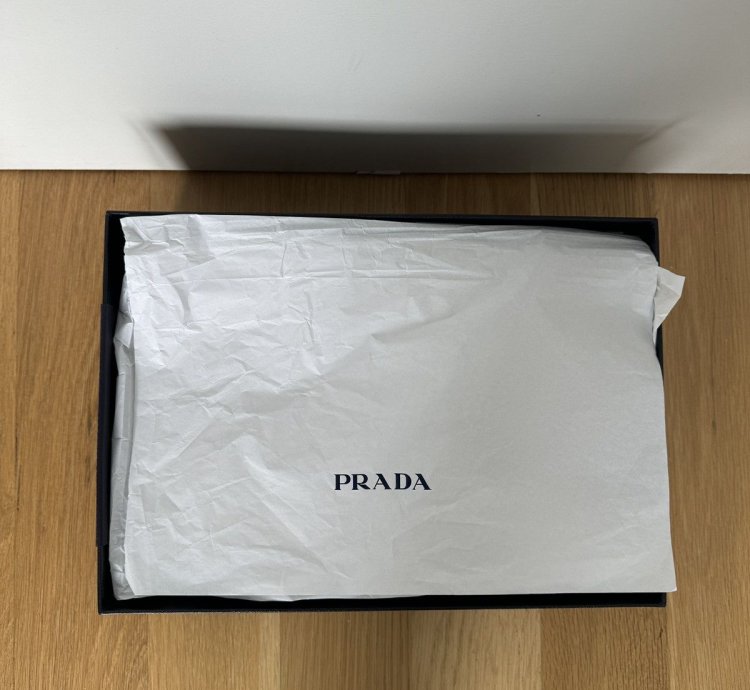 Prada Ss24 Runway Brushed Black Leather Derby Raf Simons