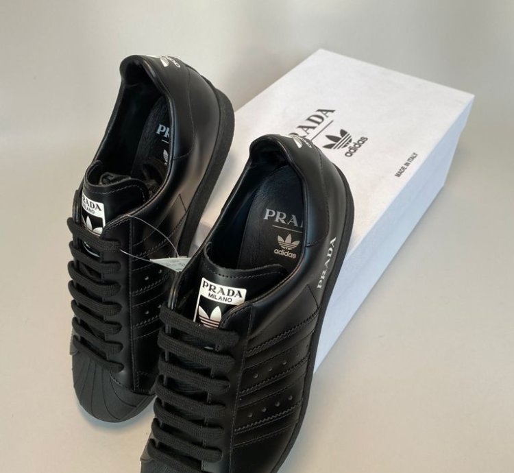 Prada Superstar Leather Sneakers