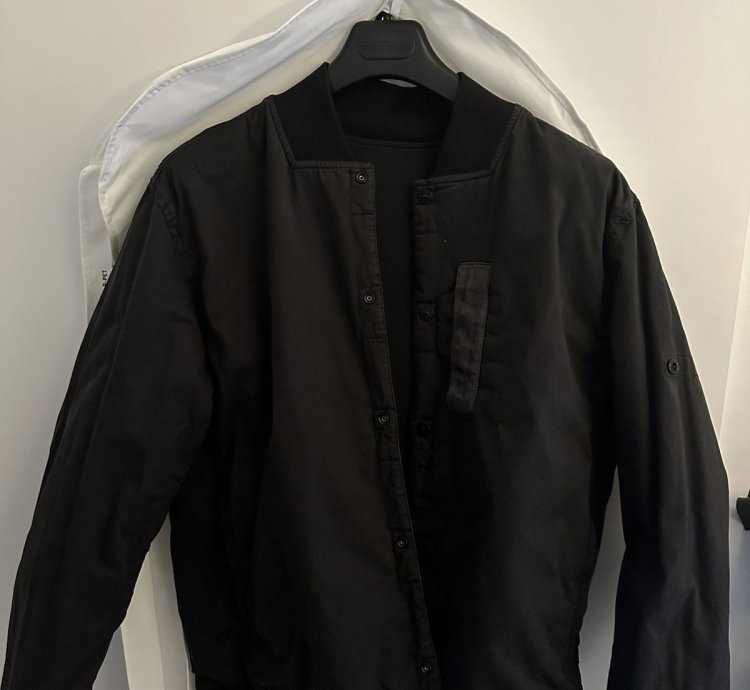 Stone Island Stretch Cotton Twill Jacketyear Of The Dragon