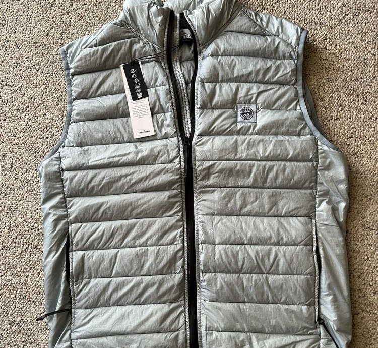 Stone Island Suit Vest Men Blue