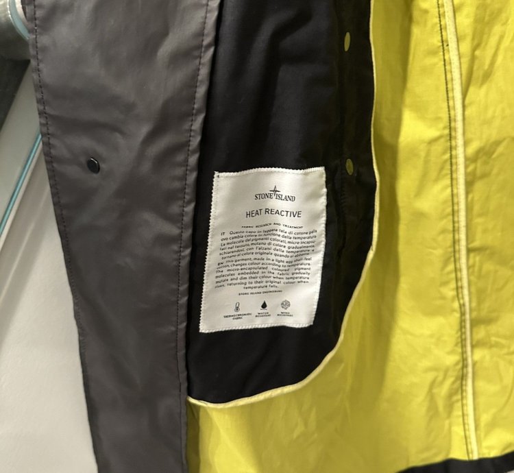 Stone Island Supreme Heat Reactive Trench Coat