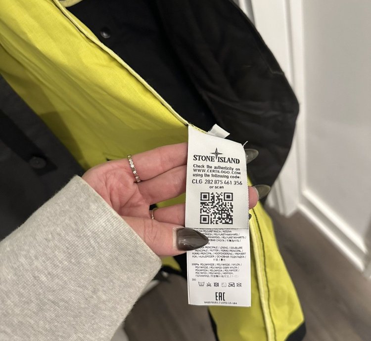 Stone Island Supreme Heat Reactive Trench Coat