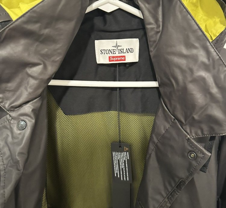 Stone Island Supreme Heat Reactive Trench Coat