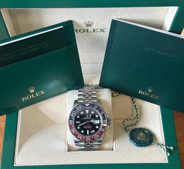 Rolex Gmt-master Ii Pepsi Jubilee 126710blro 2022