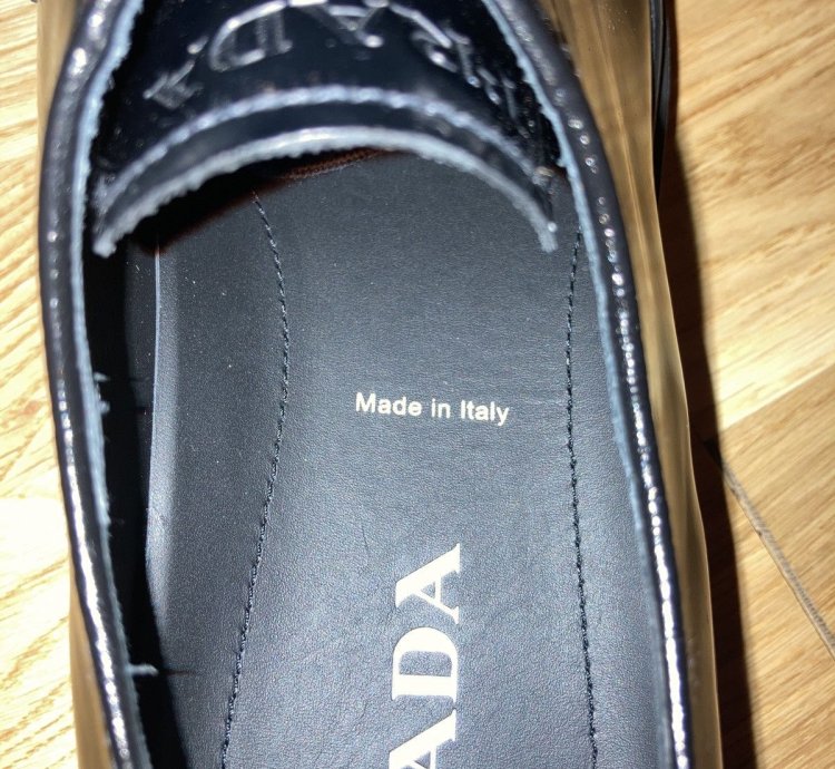Prada Transparent Sole Derbies Us12 Eu45