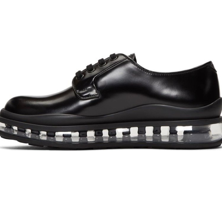 Prada Transparent Sole Derbies Us12 Eu45