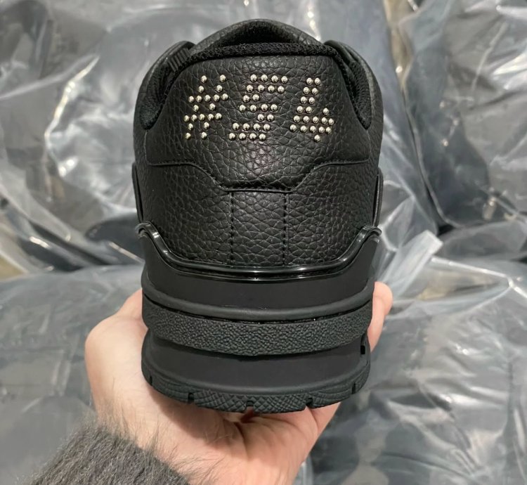 Lv Trainer Black Calf Leather