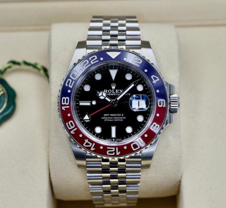 Rolex Gmt-master Ii Pepsi Jubilee 126710blro Full Set 2025
