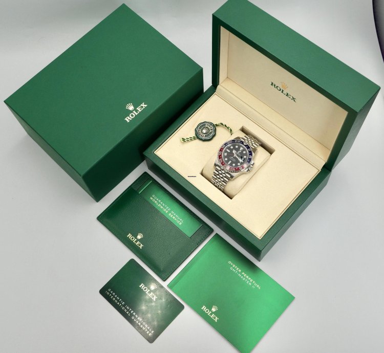 Rolex Gmt-master Ii Pepsi Jubilee 126710blro Full Set 2025