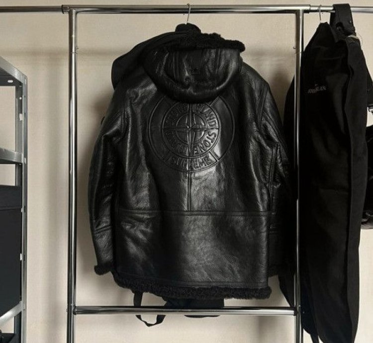 Stone Island Supreme Rare Shearling Jacket