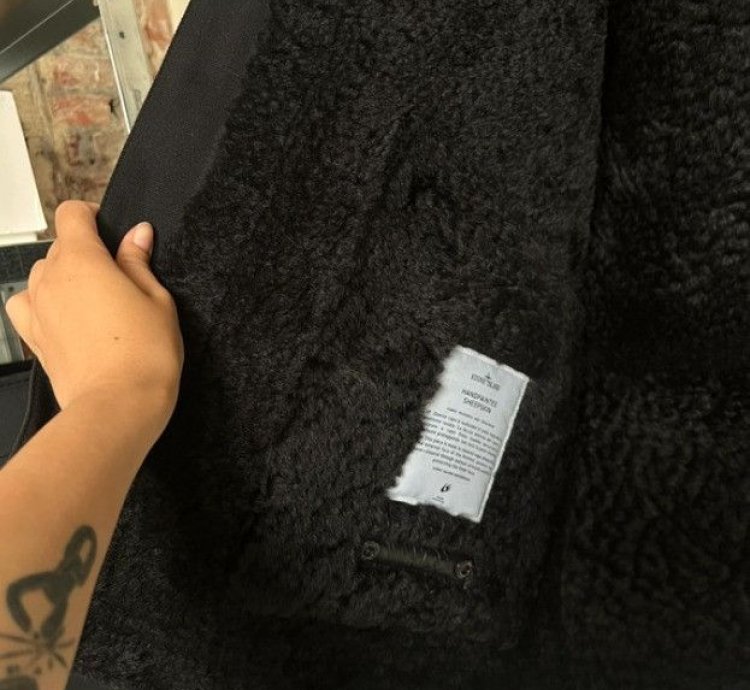 Stone Island Supreme Rare Shearling Jacket