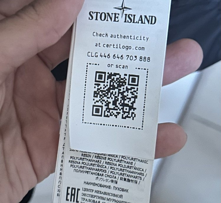 Stone Island Sw 3l Down Ghost Piece