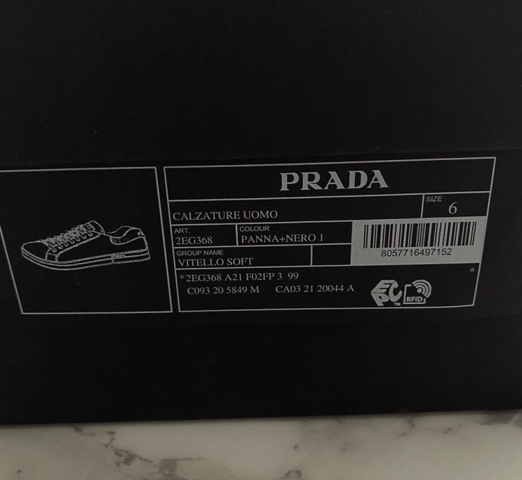 Prada White Sneakers