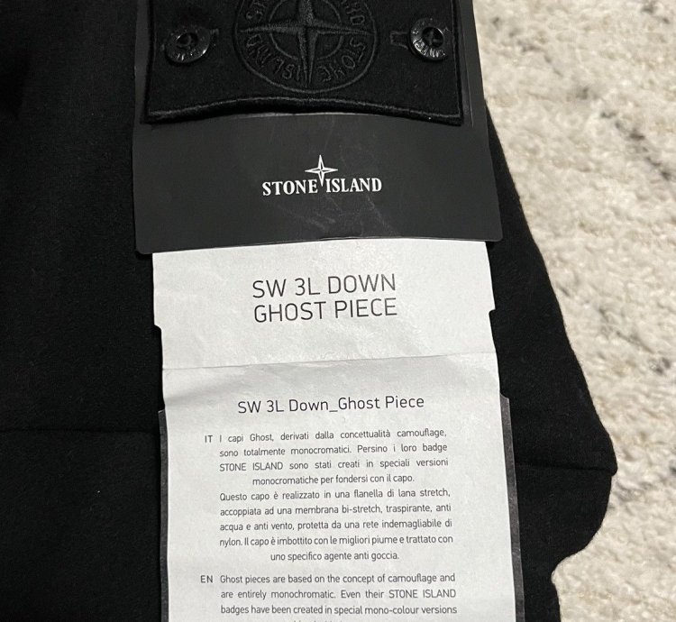 Stone Island Sw 3l Down Ghost Piece Jacket