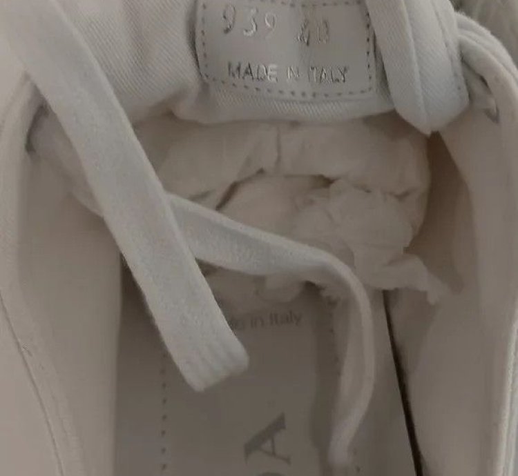 Prada Women Logo-print Canvas White Low Sneakers Eu40 Us10