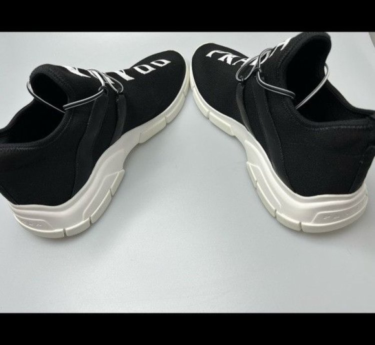Prada Xy Logo Sneakers Black Men Uk 9 Us 10 850
