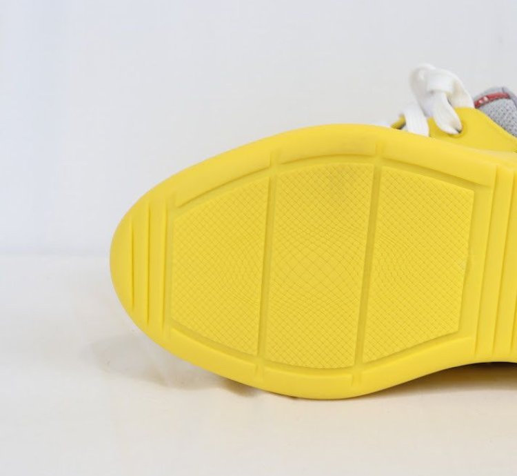 Prada Yellow Americas Cup Low Top Sneakers Trainer