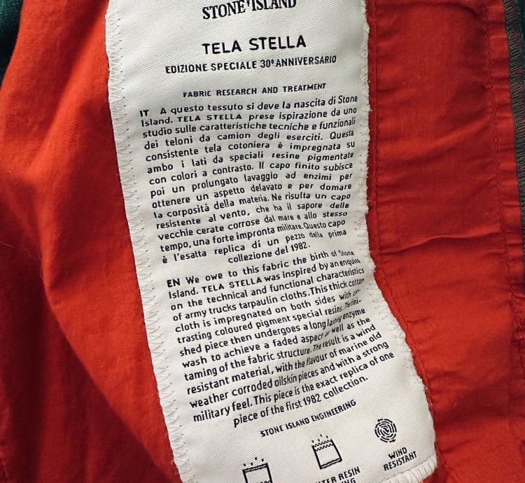 Stone Island Tela Stella 30th Anniversary