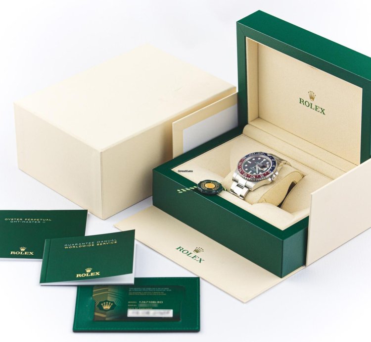 Rolex Gmt-master Ii Pepsi Oyster Steel Ref 126710blro Full Set Unworn