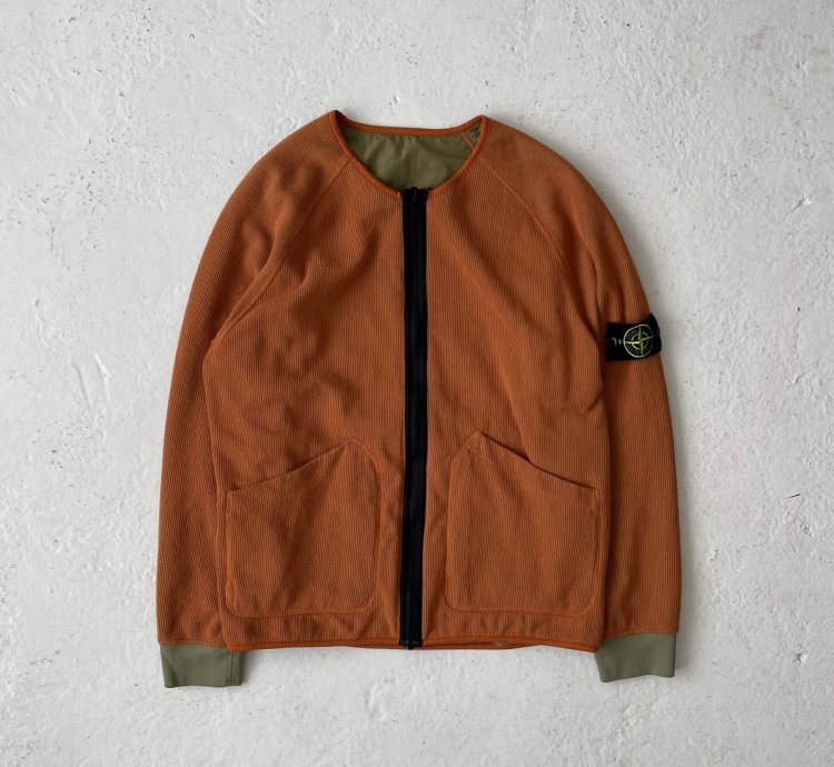 Stone Island Terra Reversible Sweatshirt Jacket