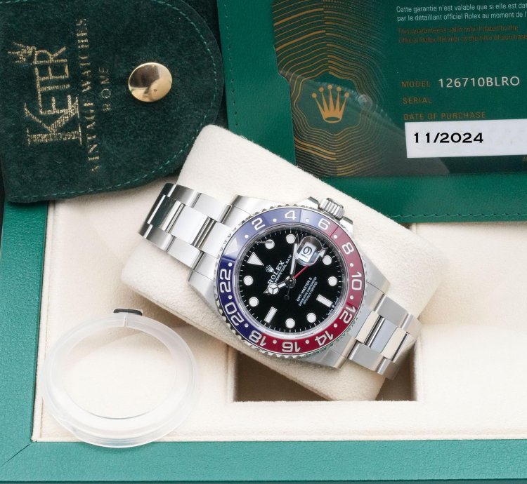Rolex Gmt-master Ii Pepsi Ref 126710blro - New - Full Set - From 11 2024 - Italia