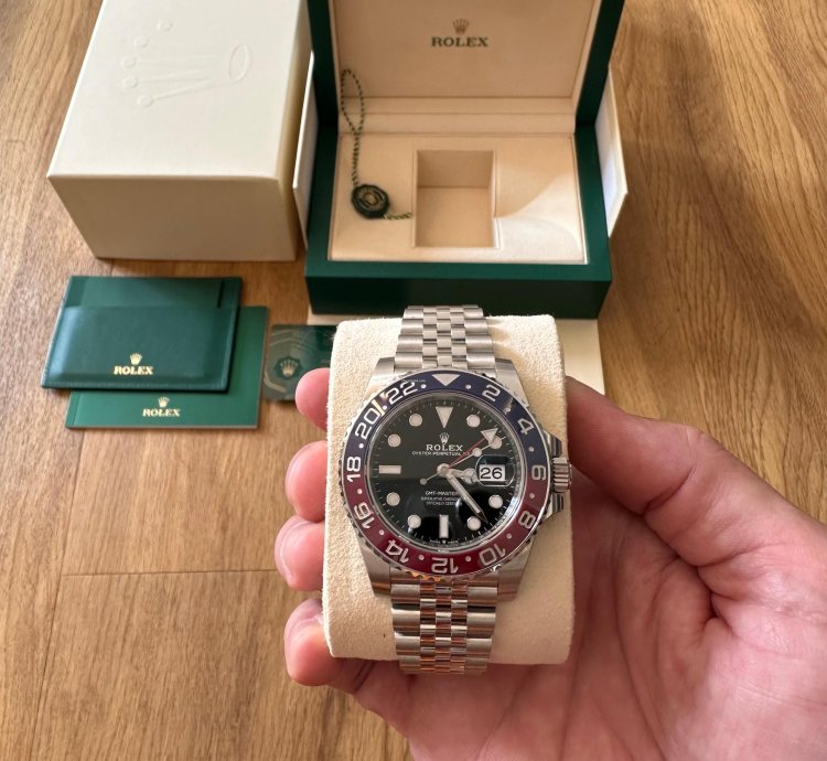 Rolex Gmt-master Ii Pepsi Unwarned Full Set Full Stickered